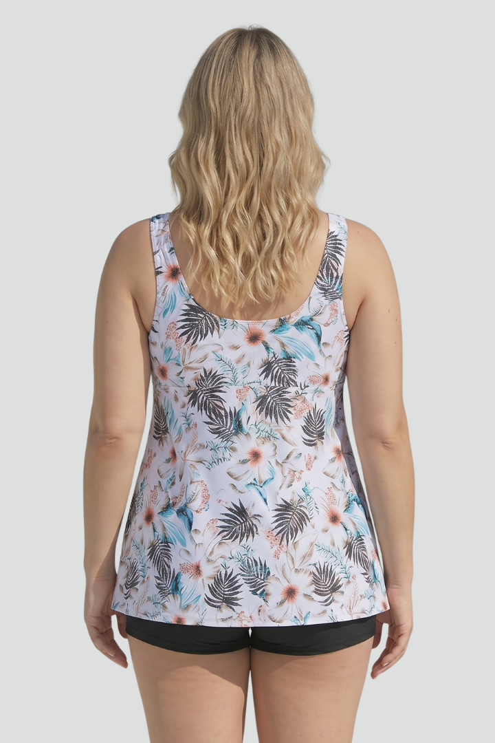 Women’s Tankini Set with V-Neck and Shorts