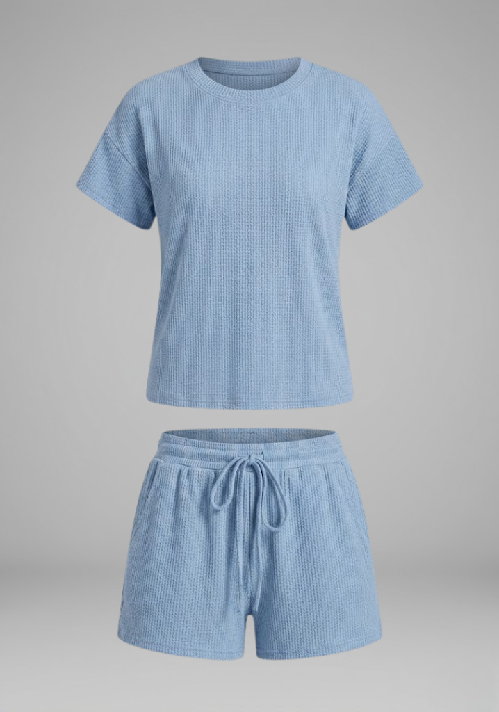 Women's Co-Ord Set with Drawstring Waist for Summer
